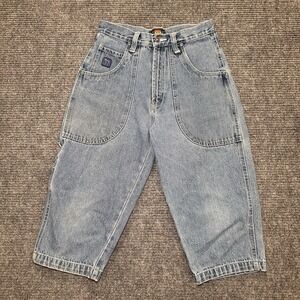 VTG Boys Youth 14‎ Route 66 Denim Jeans Pants Baggy Loose Fit